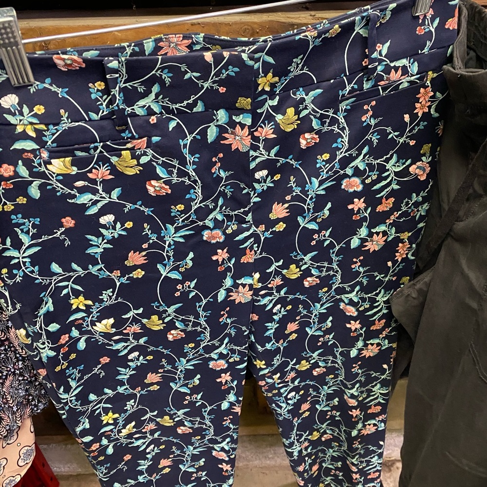 fun floral pants